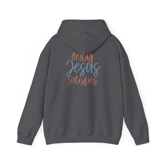 Only Jesus Satisfies Unisex Hooded Sweatshirt