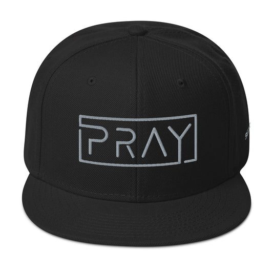 "Pray" Flat Brim Cap | Snapback Hat