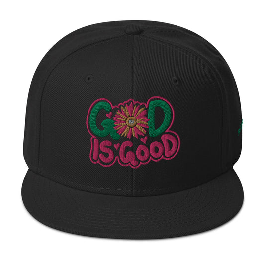 "God is Good" Flat Brim Cap | Snapback Hat