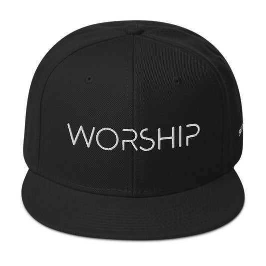 "Worship" Flat Brim Cap | Snapback Hat