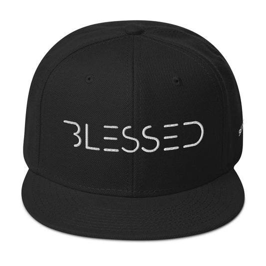 "Blessed" Flat Brim Cap | Snapback Hat