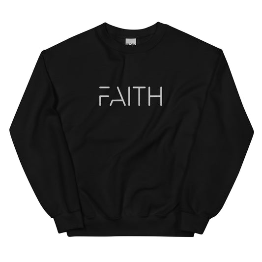 "Faith" Embroidered Crewneck | Unisex Sweatshirt