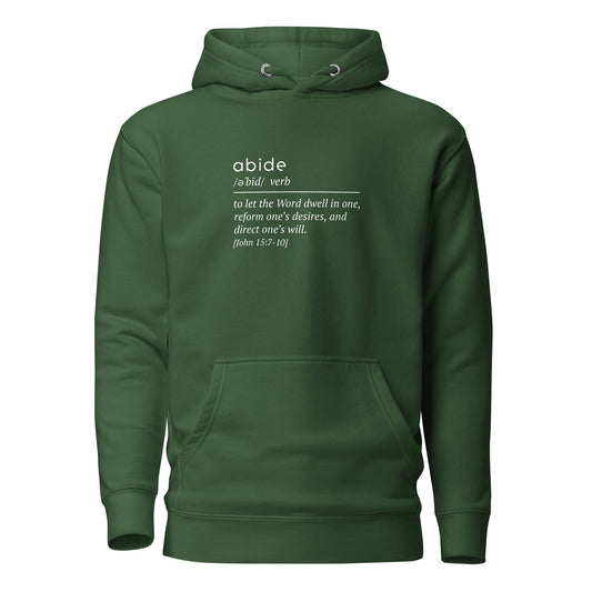 Abide Hoodie | Comfortable Faith-Inspired Sweatshirt