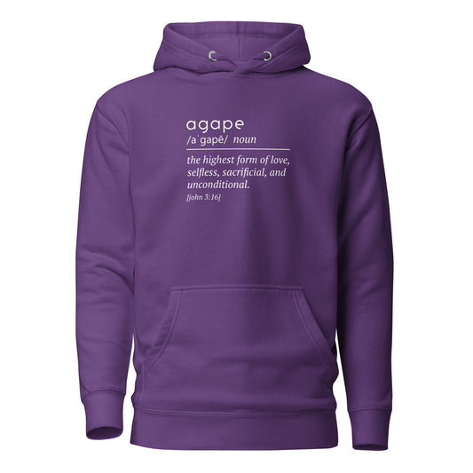 Agape Hoodie | Soft, Comfortable Streetwear Hoodie