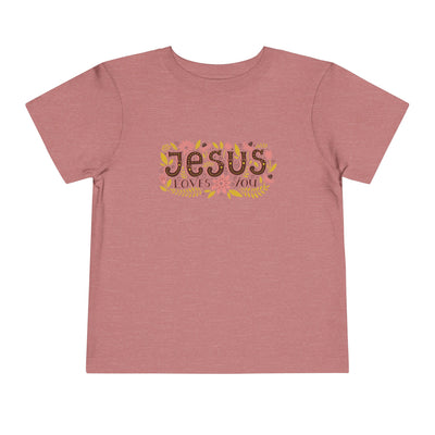 "Jesus Loves You" Toddler Short Sleeve Tee