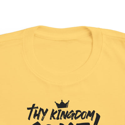 "Tiny Kingdom Come!" Crown Graphic Kids Shirt