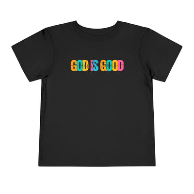 Colorful "God Is Good" Toddler Tee