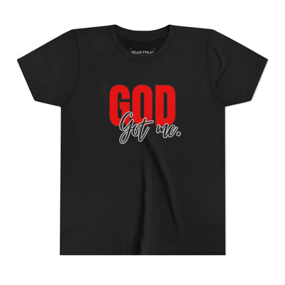 "No Worries, GOD Got Me." Christian Youth Tee