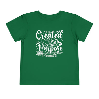 "Created with a Purpose" Toddler Short Sleeve Tee