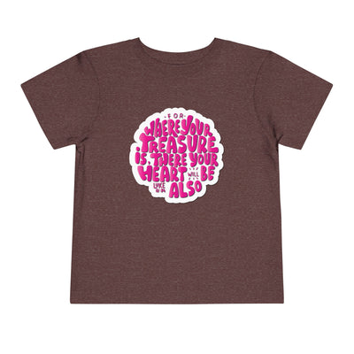 "Where Your Heart Is" Toddler Short Sleeve Tee