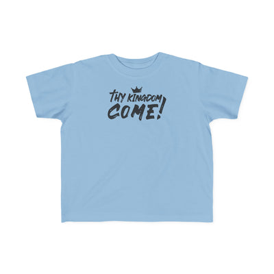 "Tiny Kingdom Come!" Crown Graphic Kids Shirt