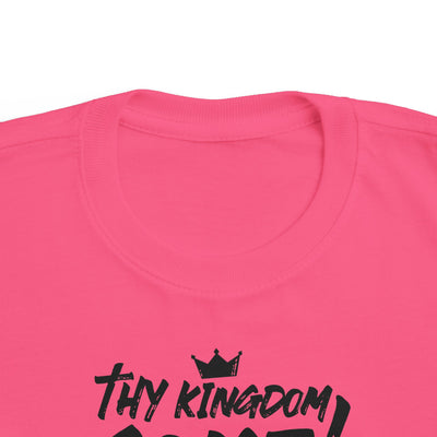"Tiny Kingdom Come!" Crown Graphic Kids Shirt