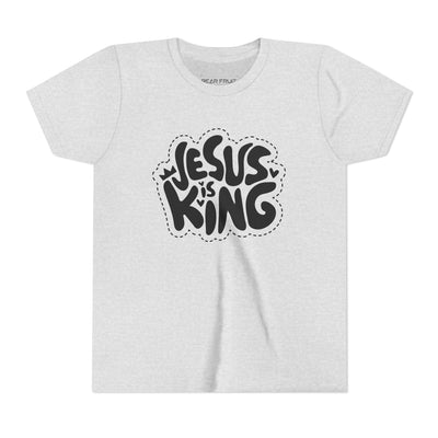 "Jesus Is King" Graphic Christian Youth Tee