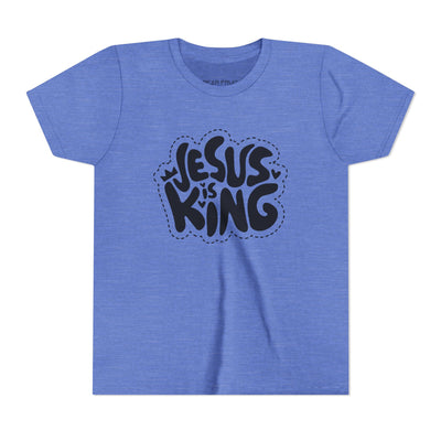"Jesus Is King" Graphic Christian Youth Tee
