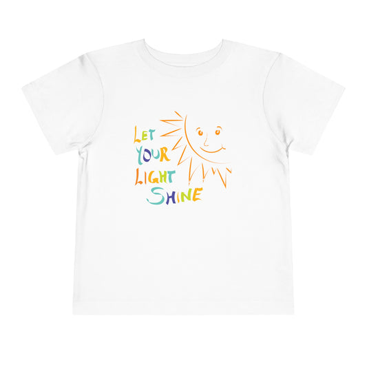 "Let your light shine" Toddler Short Sleeve Tee