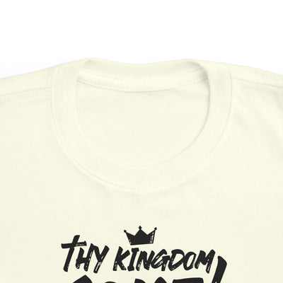 "Tiny Kingdom Come!" Crown Graphic Kids Shirt