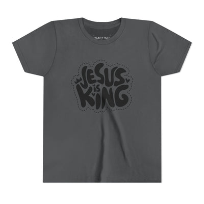 "Jesus Is King" Graphic Christian Youth Tee