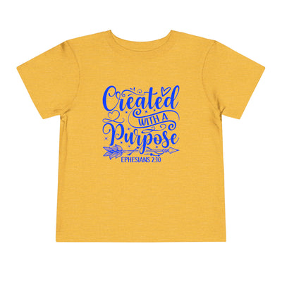 "Created with a Purpose" Toddler Short Sleeve Tee