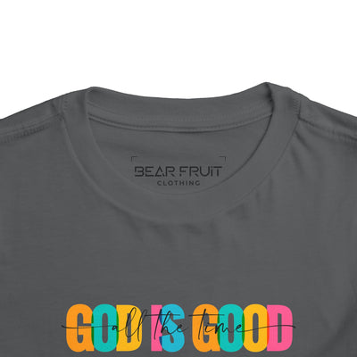 Colorful "God Is Good" Toddler Tee