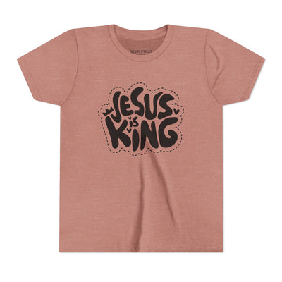 "Jesus Is King" Graphic Christian Youth Tee