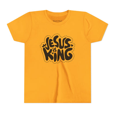 "Jesus Is King" Graphic Christian Youth Tee