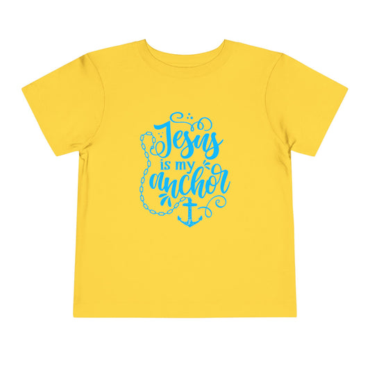 "Jesus is My Anchor" Toddler Short Sleeve Tee
