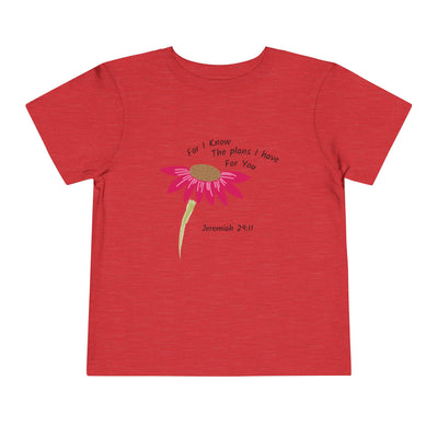 "For I Know" Toddler Short Sleeve Tee