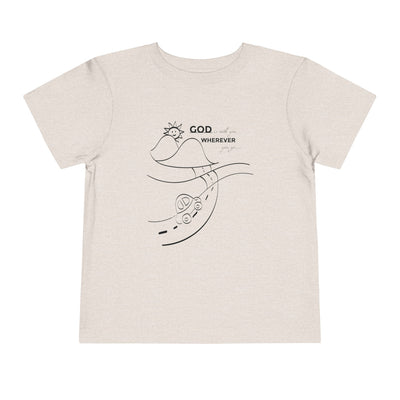 "God is with you" Toddler Short Sleeve Tee