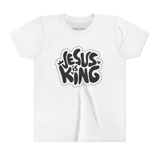 "Jesus Is King" Graphic Christian Youth Tee