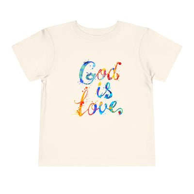 "God Is Love" Toddler Short Sleeve Tee