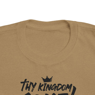 "Tiny Kingdom Come!" Crown Graphic Kids Shirt