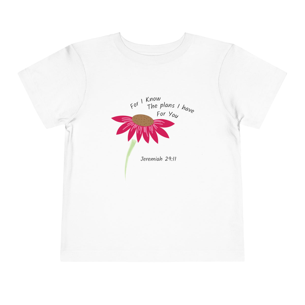 "For I Know" Toddler Short Sleeve Tee