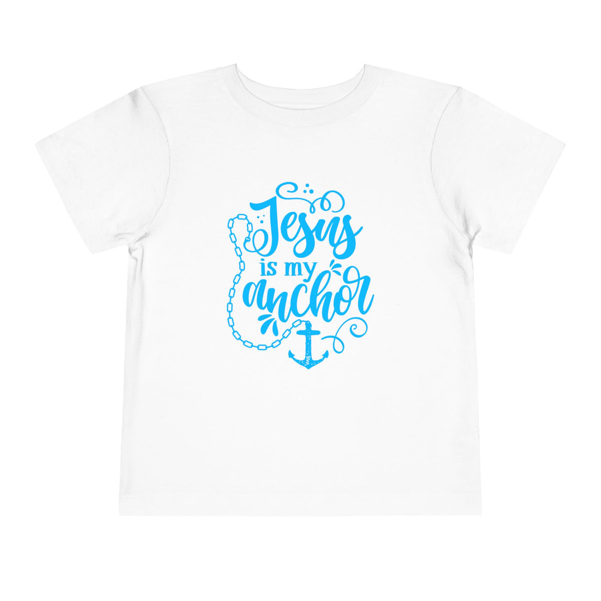 "Jesus is My Anchor" Toddler Short Sleeve Tee