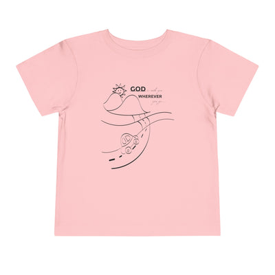 "God is with you" Toddler Short Sleeve Tee