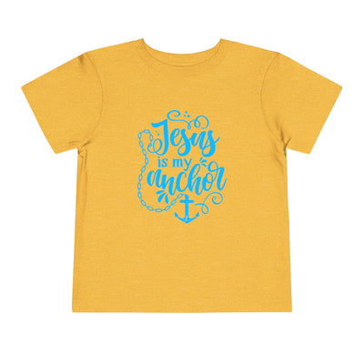 "Jesus is My Anchor" Toddler Short Sleeve Tee