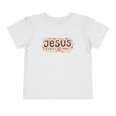 "Jesus Loves You" Toddler Short Sleeve Tee