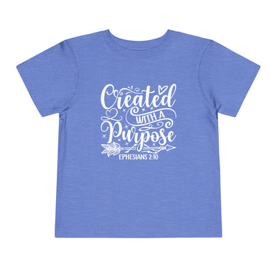 "Created with a Purpose" Toddler Short Sleeve Tee