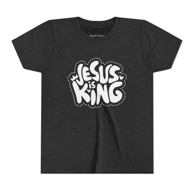 "Jesus Is King" Graphic Christian Youth Tee