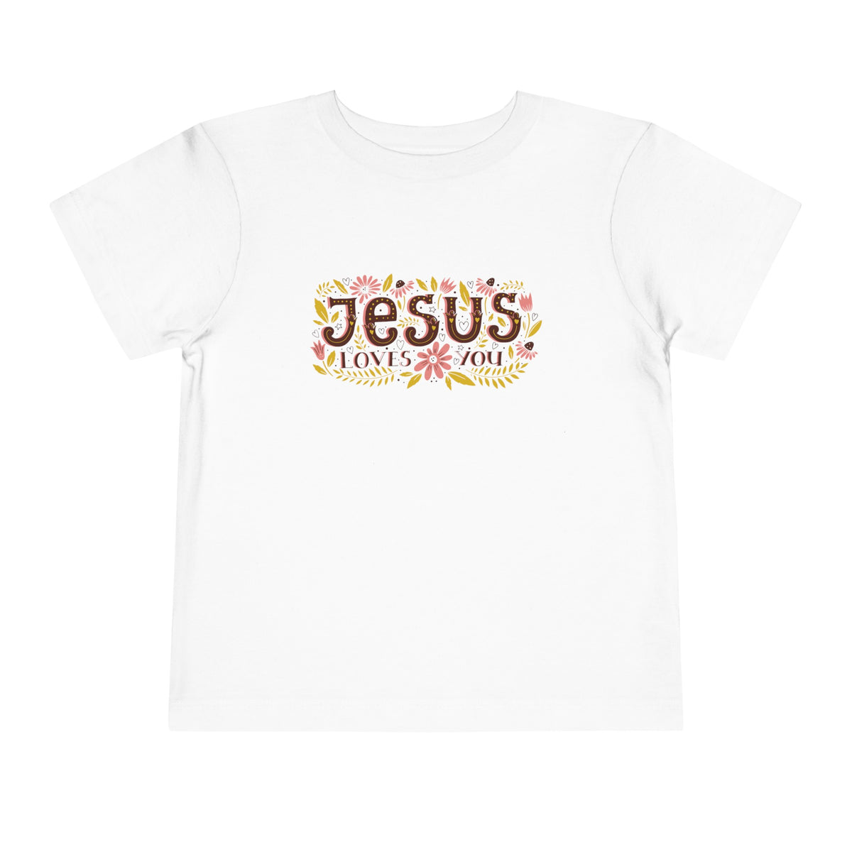 "Jesus Loves You" Toddler Short Sleeve Tee