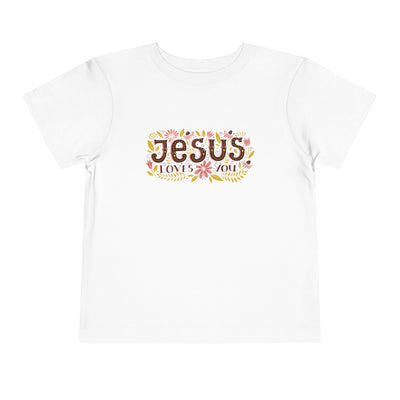 "Jesus Loves You" Toddler Short Sleeve Tee