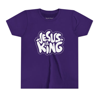 "Jesus Is King" Graphic Christian Youth Tee