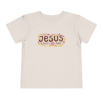 "Jesus Loves You" Toddler Short Sleeve Tee