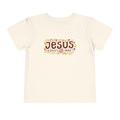 "Jesus Loves You" Toddler Short Sleeve Tee