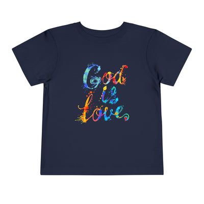 "God Is Love" Toddler Short Sleeve Tee