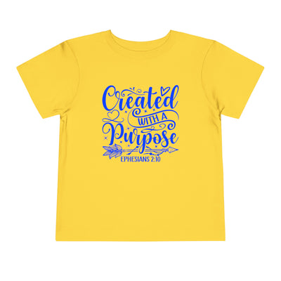 "Created with a Purpose" Toddler Short Sleeve Tee