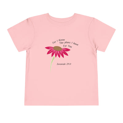 "For I Know" Toddler Short Sleeve Tee