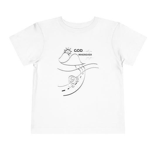 "God is with you" Toddler Tee | Short Sleeve T-Shirt