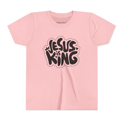 "Jesus Is King" Graphic Christian Youth Tee
