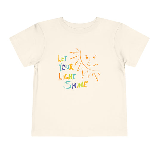"Let your light shine" Toddler Short Sleeve Tee