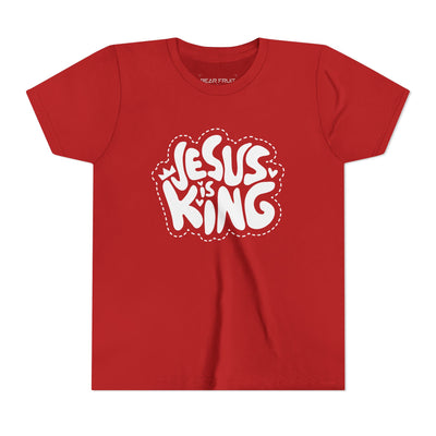 "Jesus Is King" Graphic Christian Youth Tee